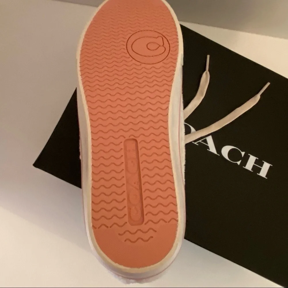 COACH Citysole Platform Sherpa Fleece Sneaker, 8.5 - Picture 11 of 15